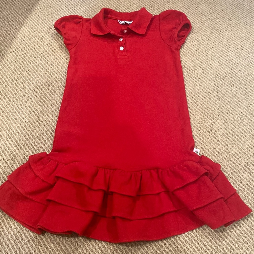 POSH PICKLES RED DARLING KIDS DRESS